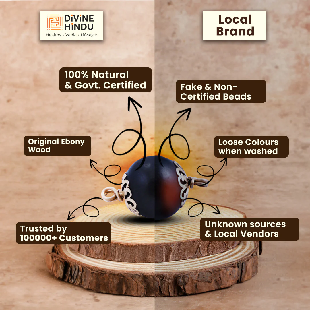 Karungali Malai Bracelet with Govt. Certification - Image 2